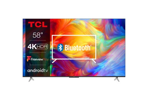 Connect Bluetooth speakers or headphones to TCL 58P638K