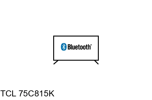 Connect Bluetooth speakers or headphones to TCL 75C815K