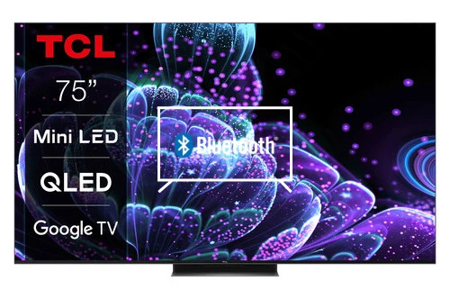 Connect Bluetooth speakers or headphones to TCL 75C835 4K Mini LED QLED Google TV
