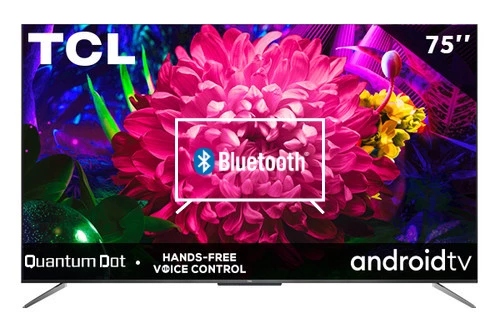 Connect Bluetooth speakers or headphones to TCL 75Q637