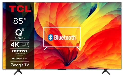 Connect Bluetooth speakers or headphones to TCL 85QLED780 4K QLED Google TV