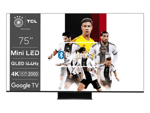 Connect Bluetooth speakers or headphones to TCL MINI LED TV 75MQLED87