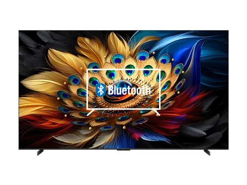 Connect Bluetooth speakers or headphones to TCL TCL Serie C6 Smart TV QLED 4K 98" 98C655, 144Hz, audio Onkyo con subwoofer, Google TV