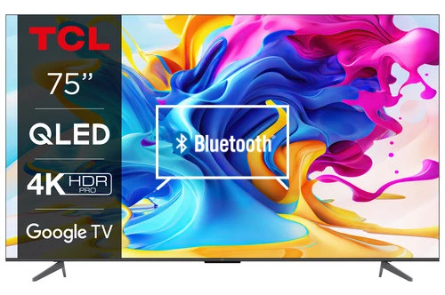 Connect Bluetooth speakers or headphones to TCL TCL Serie C64 4K QLED 75" 75C645 Dolby Vision/Atmos Google TV 2023