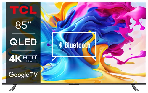 Connect Bluetooth speakers or headphones to TCL TCL Serie C64 4K QLED 85" 85C645 Dolby Vision/Atmos Google TV 2023