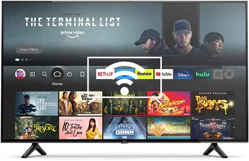 Connect to the internet Amazon Fire TV 4-Series 55"