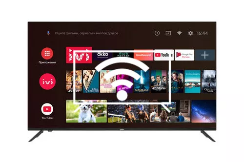 Connect to the internet Haier 58 SMART TV BX