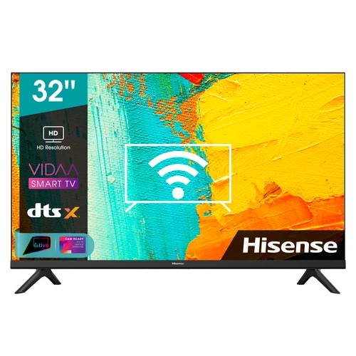 Connect to the internet Hisense 32A4CG