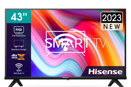 Connect to the Internet Hisense 43A4K