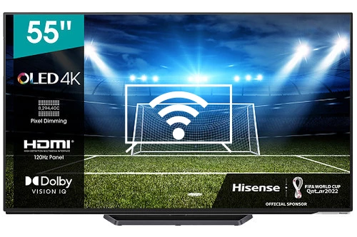 Connect to the Internet Hisense 55A85G