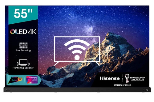 Connect to the internet Hisense 55A92G