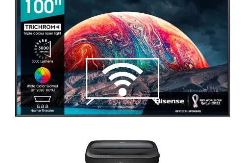 Connect to the internet Hisense 100L9GE100