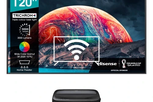 Connect to the internet Hisense 120L9GE100