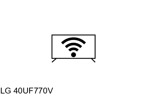 Connect to the Internet LG 40UF770V