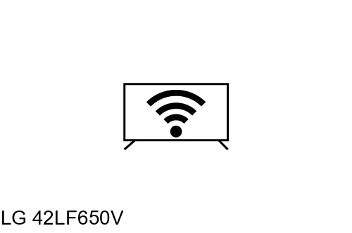 Connect to the Internet LG 42LF650V