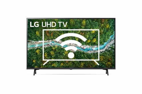 Connect to the internet LG 43UP77003LB