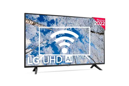 Connect to the internet LG 43UQ70006LB