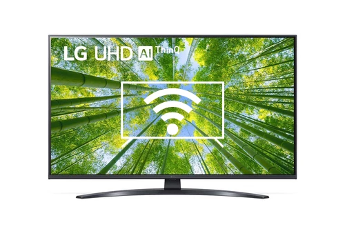 Connect to the internet LG 43UQ81006LB