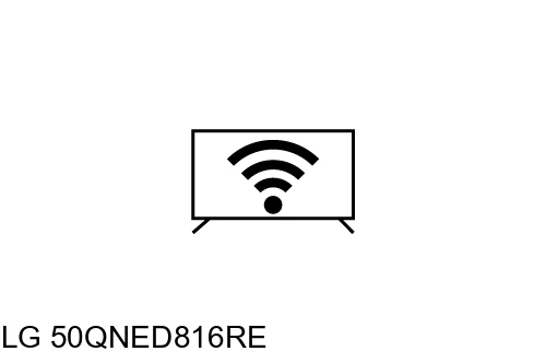 Connect to the internet LG 50QNED816RE
