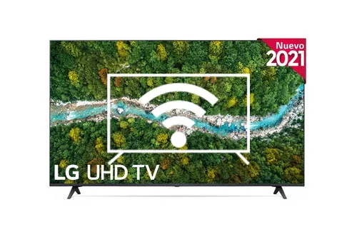 Connect to the internet LG 50UP76706LB