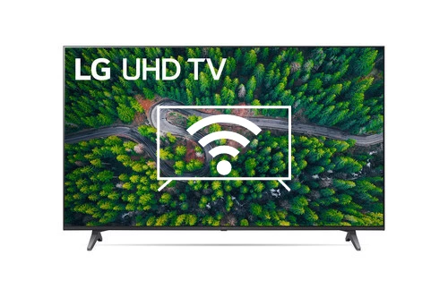 Connect to the internet LG 50UP76709LB