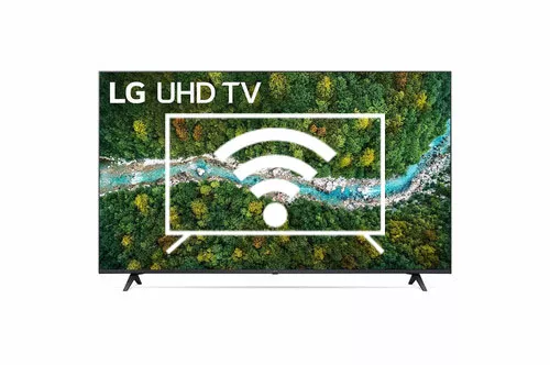 Connect to the internet LG 50UP77006LB