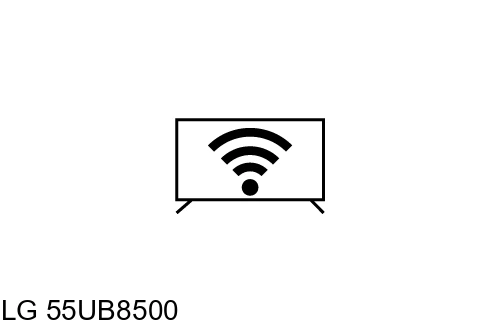 Connect to the internet LG 55UB8500