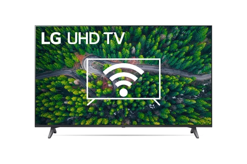 Connect to the internet LG 55UP76709LB