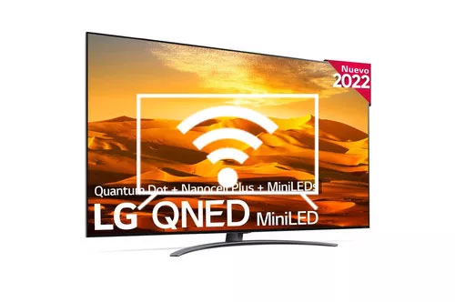 Connect to the internet LG 65QNED916QA