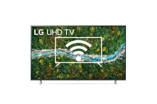 Connect to the internet LG 70UP76703LB