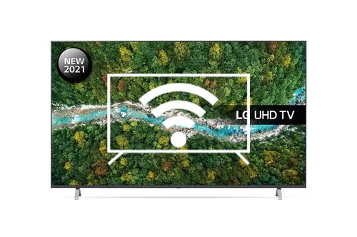 Connect to the internet LG 70UP76706LB