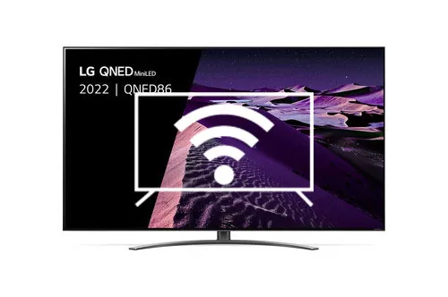Connect to the internet LG 75QNED866QA