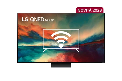 Connect to the internet LG 75QNED866RE