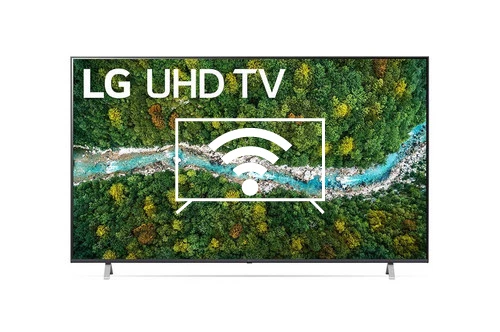 Connect to the internet LG 75UP76703LB