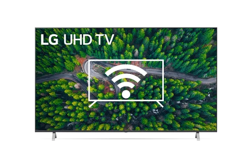 Connect to the internet LG 75UP76709LB