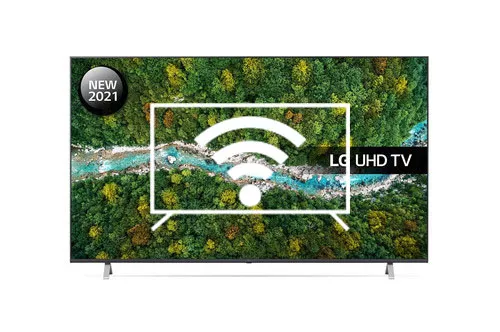 Connect to the internet LG 75UP77006LB