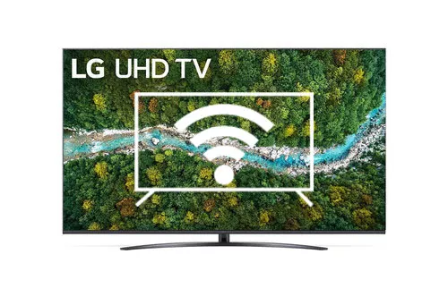 Connect to the internet LG 75UP78003LB