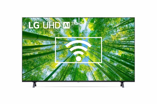 Connect to the internet LG 75UQ8050PSB