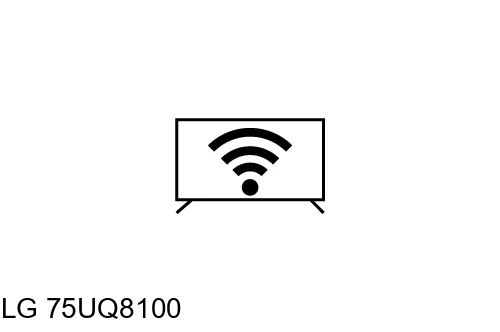 Connect to the internet LG 75UQ8100