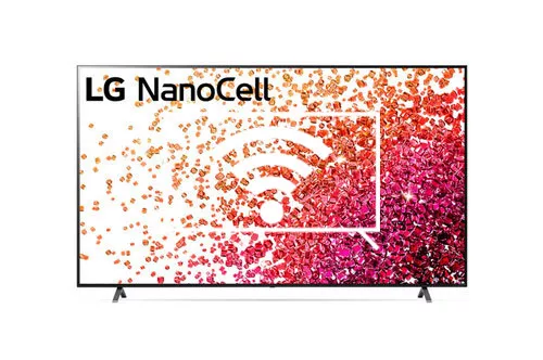 Connect to the internet LG 86NANO75UPA