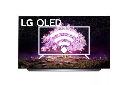 Connect to the internet LG LG C1 55 inch Class 4K Smart OLED TV w/ AI ThinQ® (54.6'' Diag)