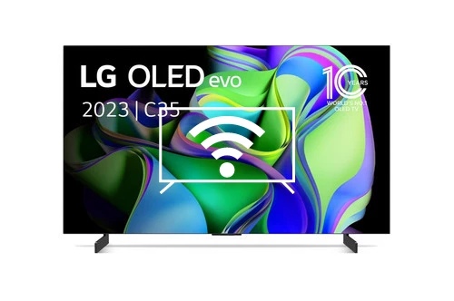 Connect to the internet LG OLED42C35LA