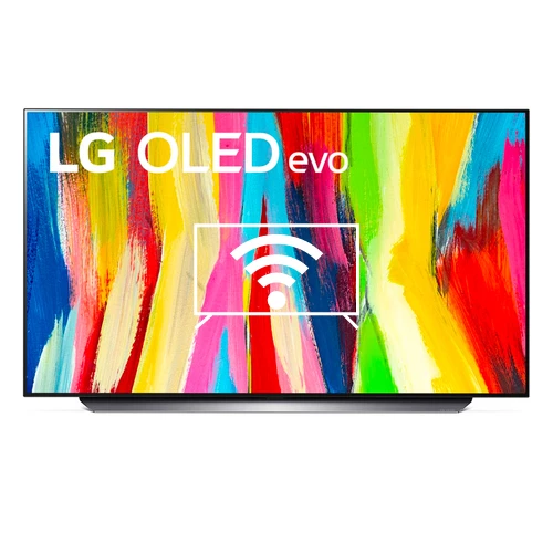 Connect to the internet LG OLED48C24LA