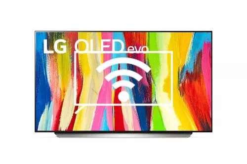 Connect to the internet LG OLED48C25LB