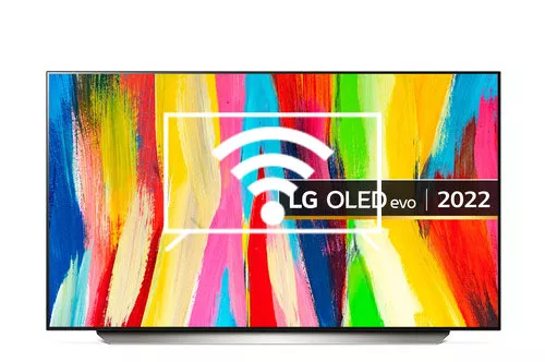 Connect to the internet LG OLED48C26LB.AEK