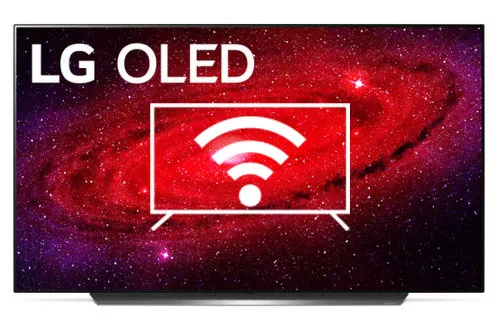 Connect to the internet LG OLED48CX9LB.AVS
