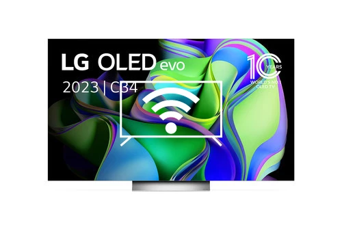 Connect to the internet LG OLED65C34LA