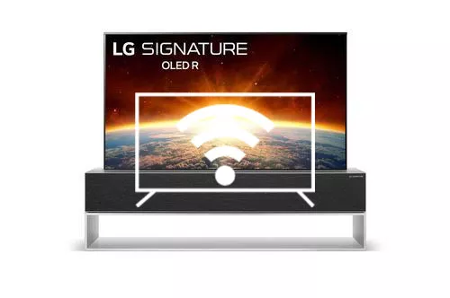 Connect to the internet LG OLED65RX9LA