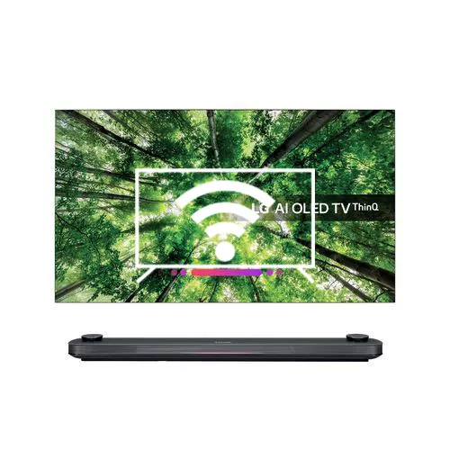 Connect to the internet LG OLED65W8