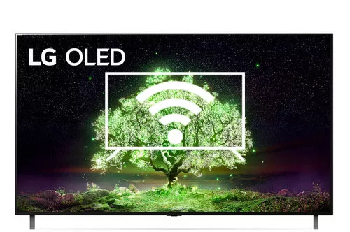 Connect to the internet LG OLED77A16LA
